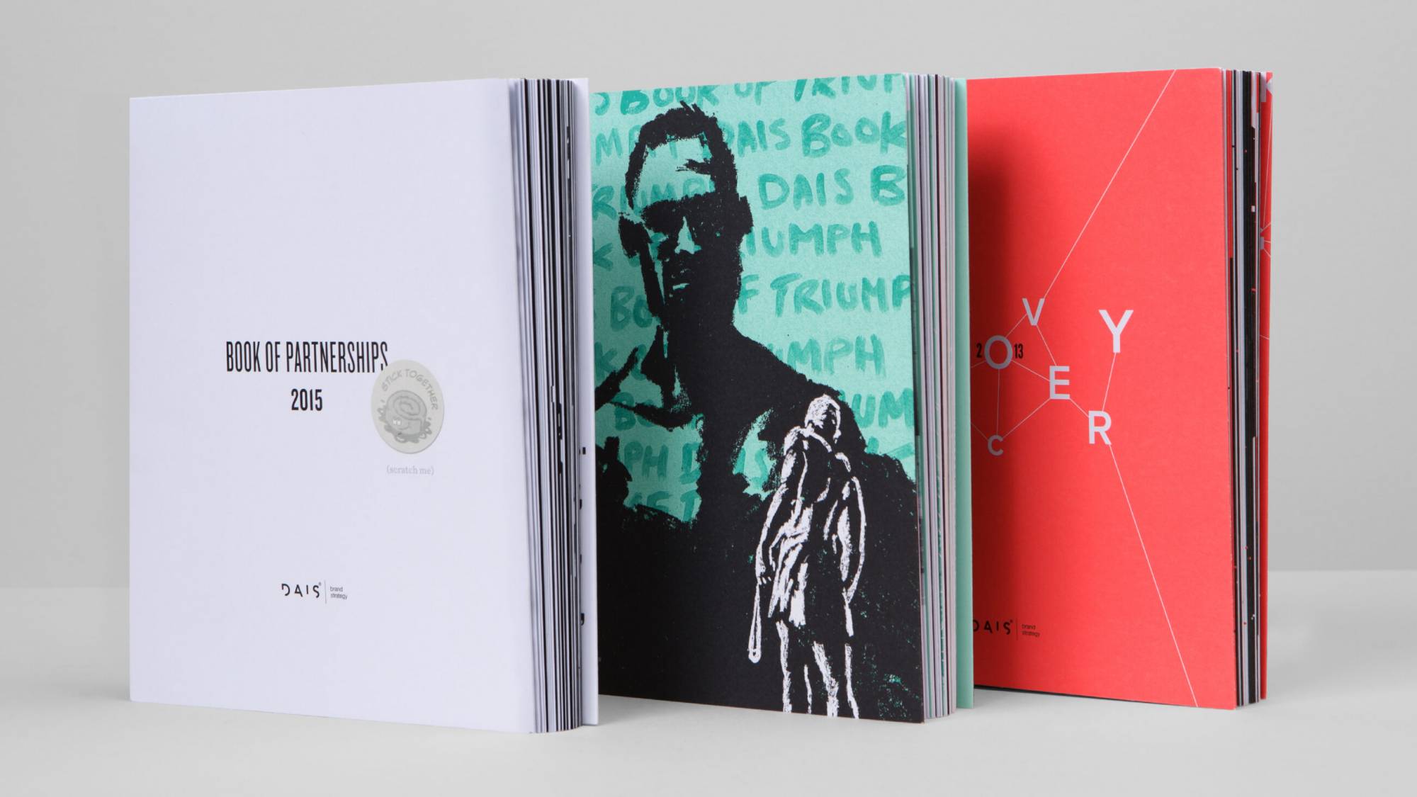 DAIS - Ten Year Project (2010 - 2019) Photo of 3 book covers, standing next to each other