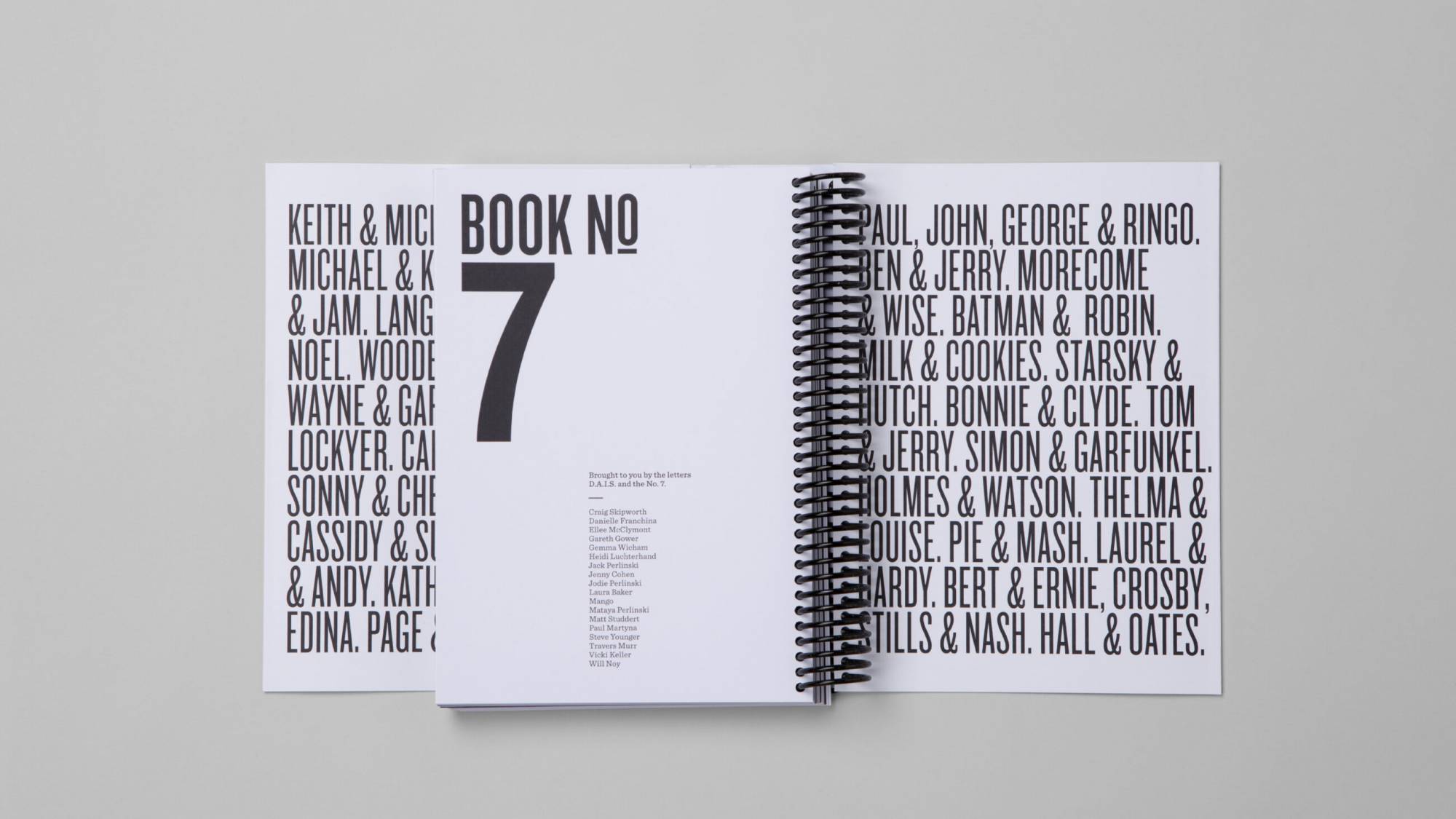 DAIS - Ten Year Project (2010 - 2019) Photo internal spreads of book