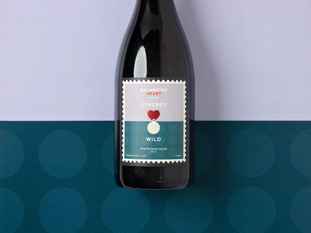 Bottle of Balancing Heart wine