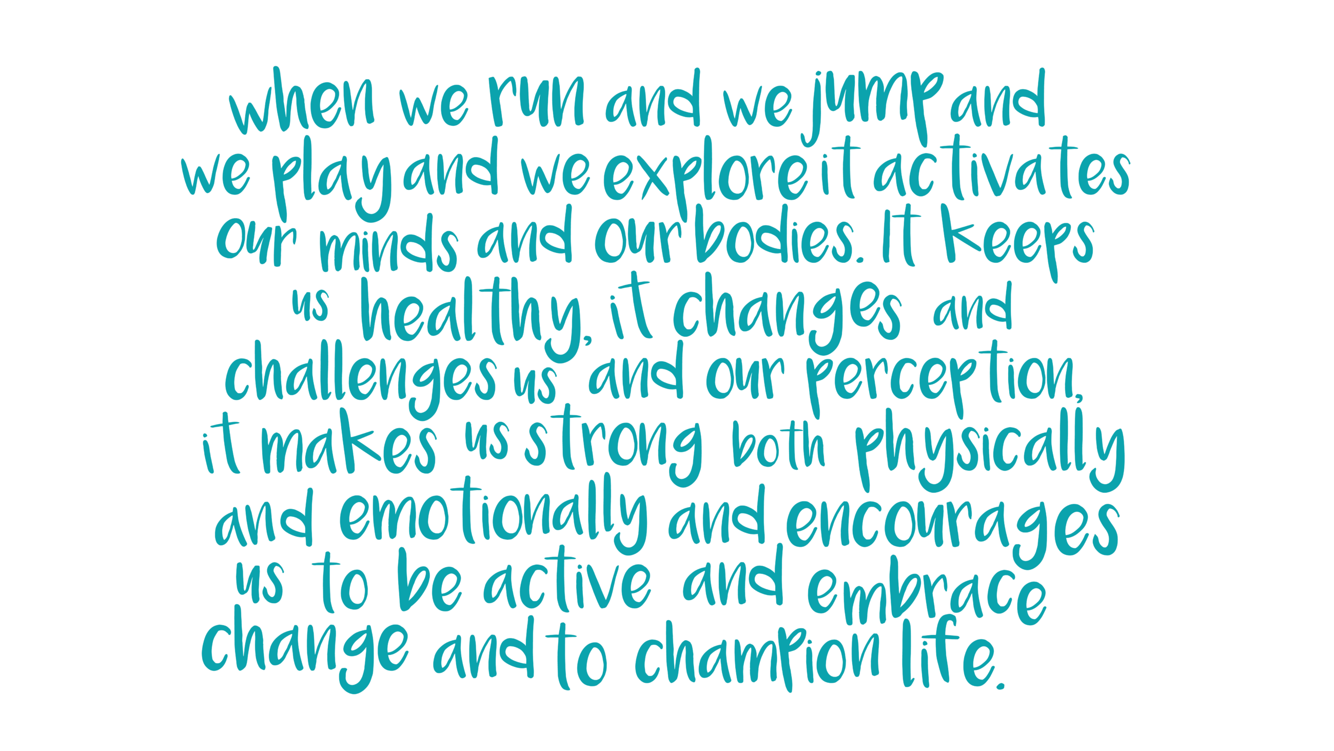 Champion Life language and brand voice example, using bouncy and fun language to target their key market of children