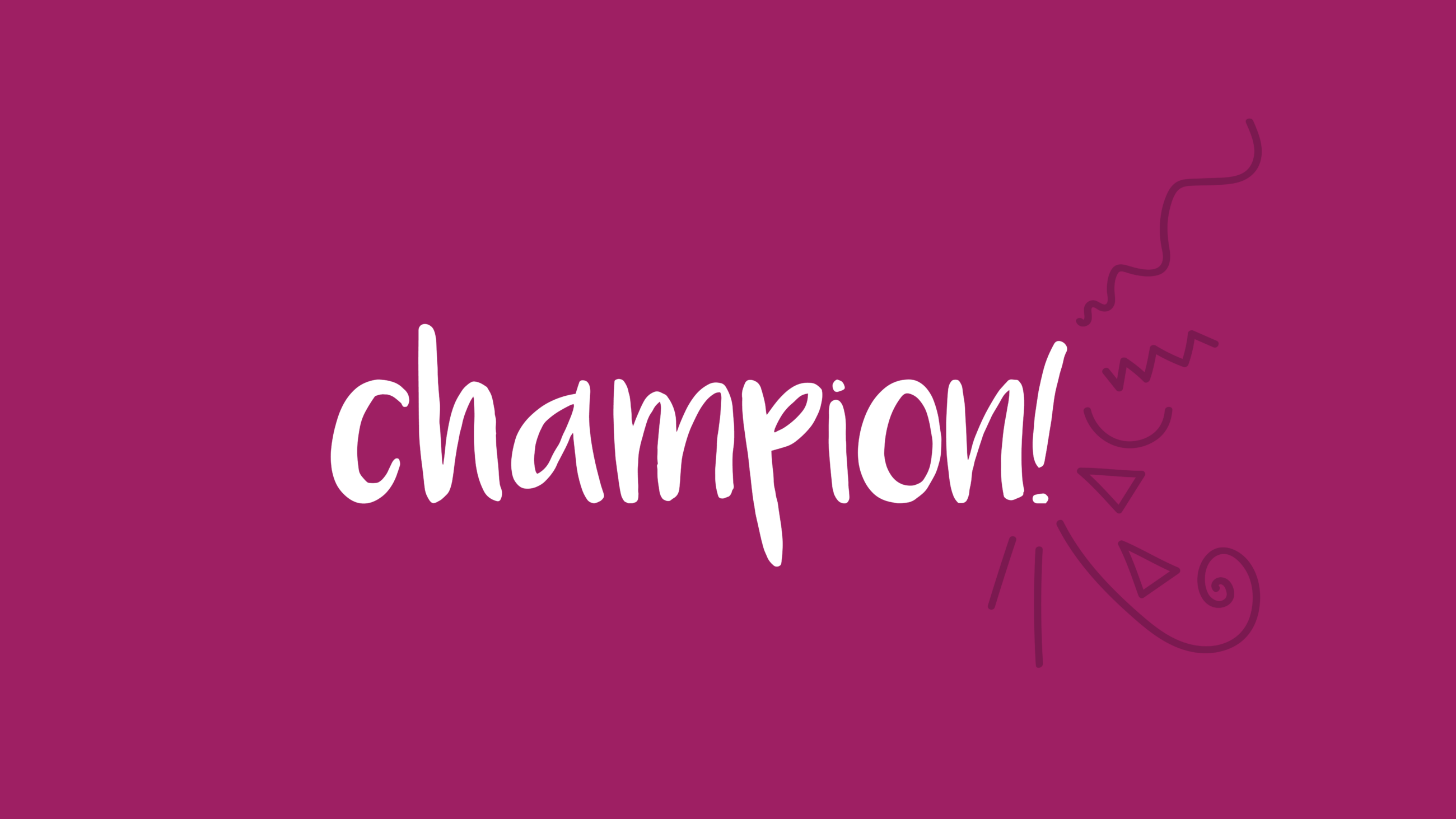 Champion Life branding example that shows their brand voice and personality
