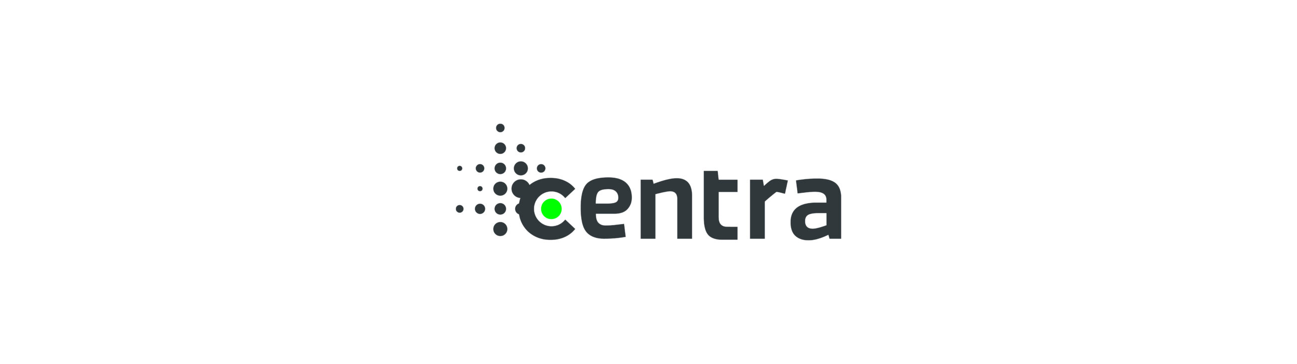 Centra logo on white background which includes new brand positioning
