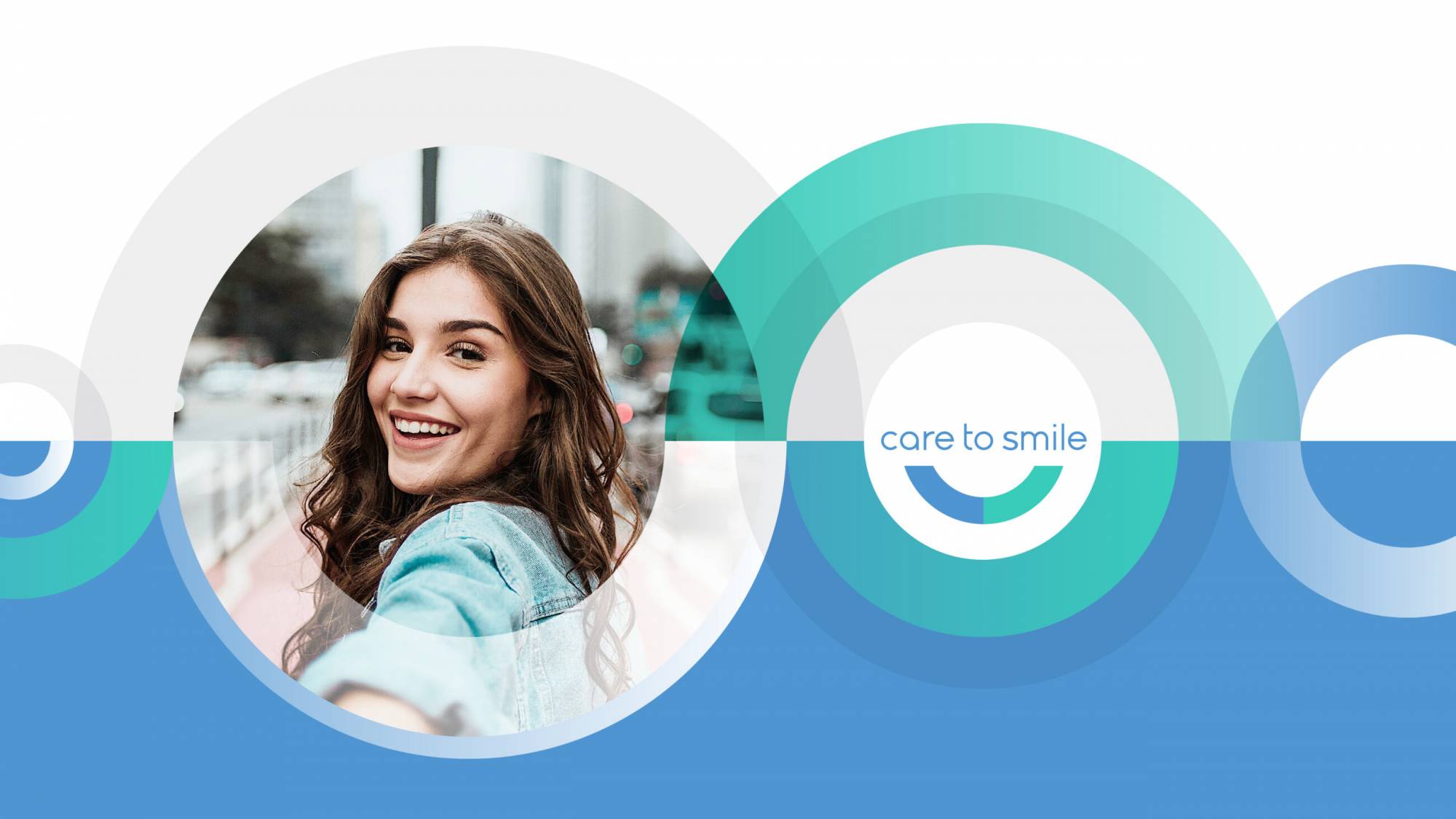 Toowong Orthodontics brand identity used in marketing strategy - blue, green, dental asthetic
