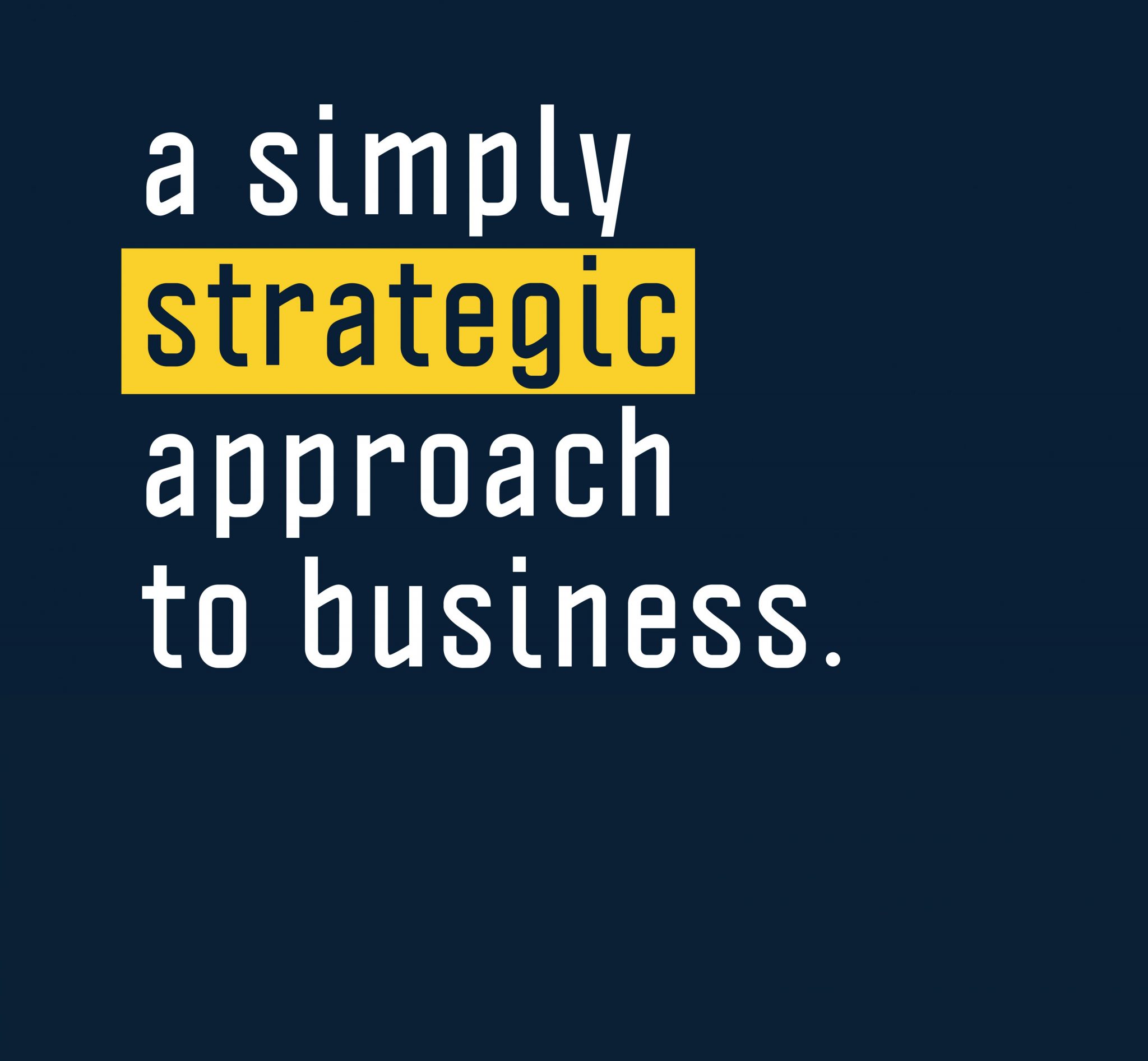 positioning strategy statement - a simply strategic approach to business