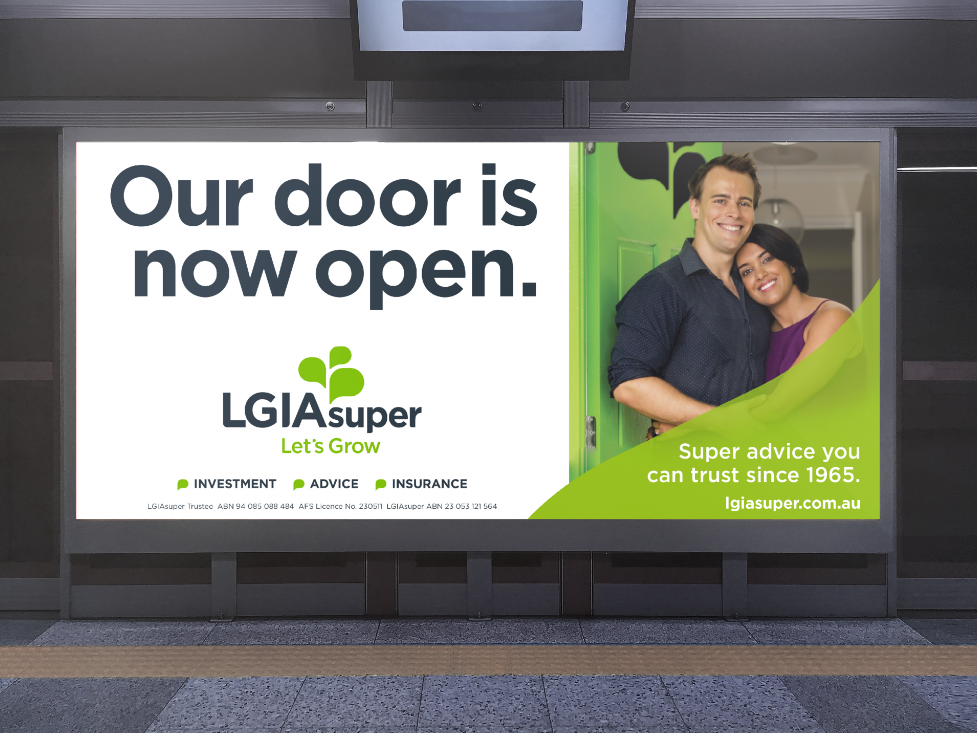 LGIA ad on billboard