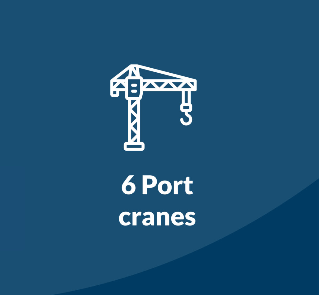 6 port cranes