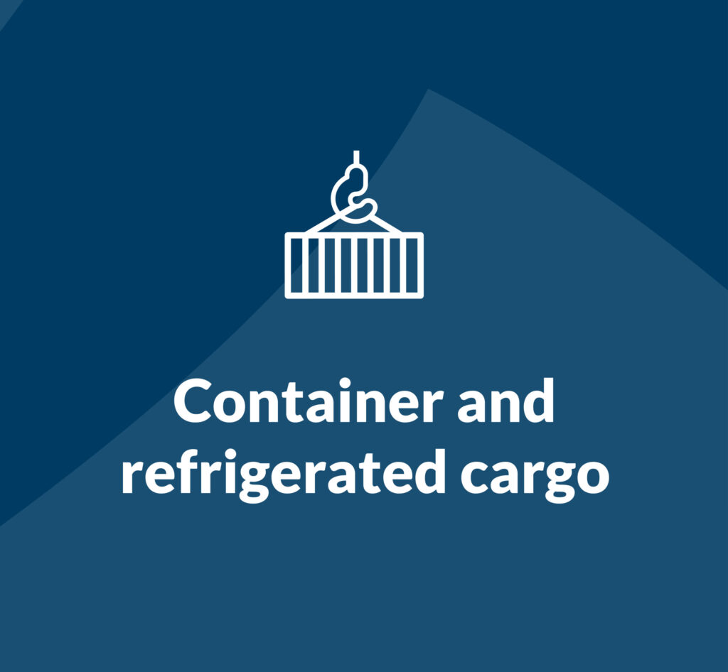 Container and refrigerated cargo