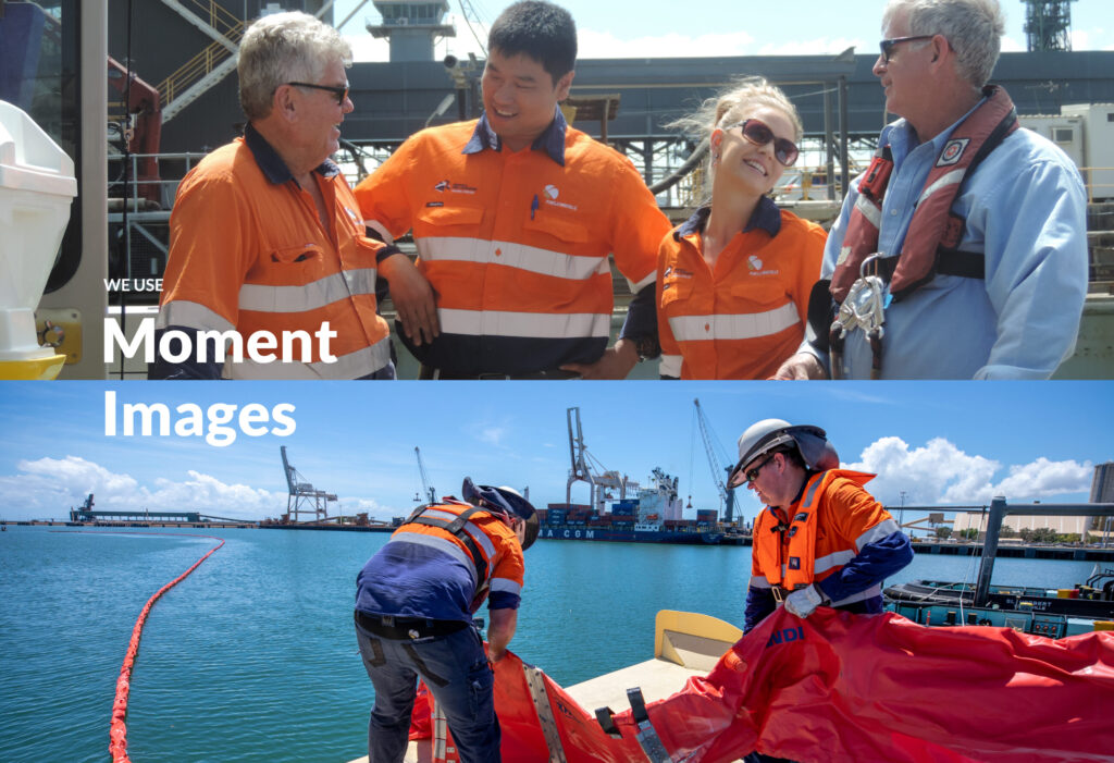 Port of Townsville, group of people talking and communicating, showcasing stakeholder engagement