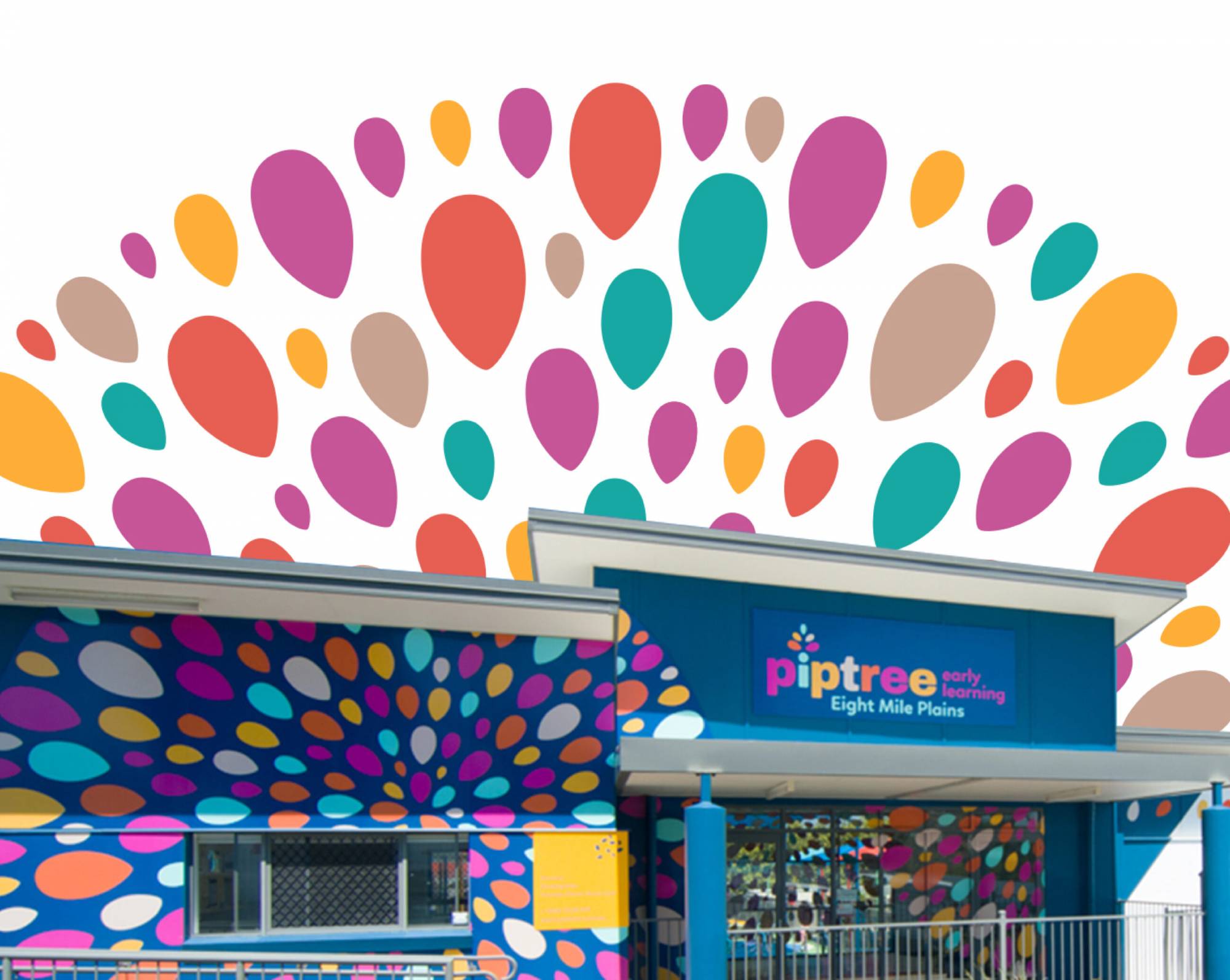 Visual identity on Piptree Early Learning centre