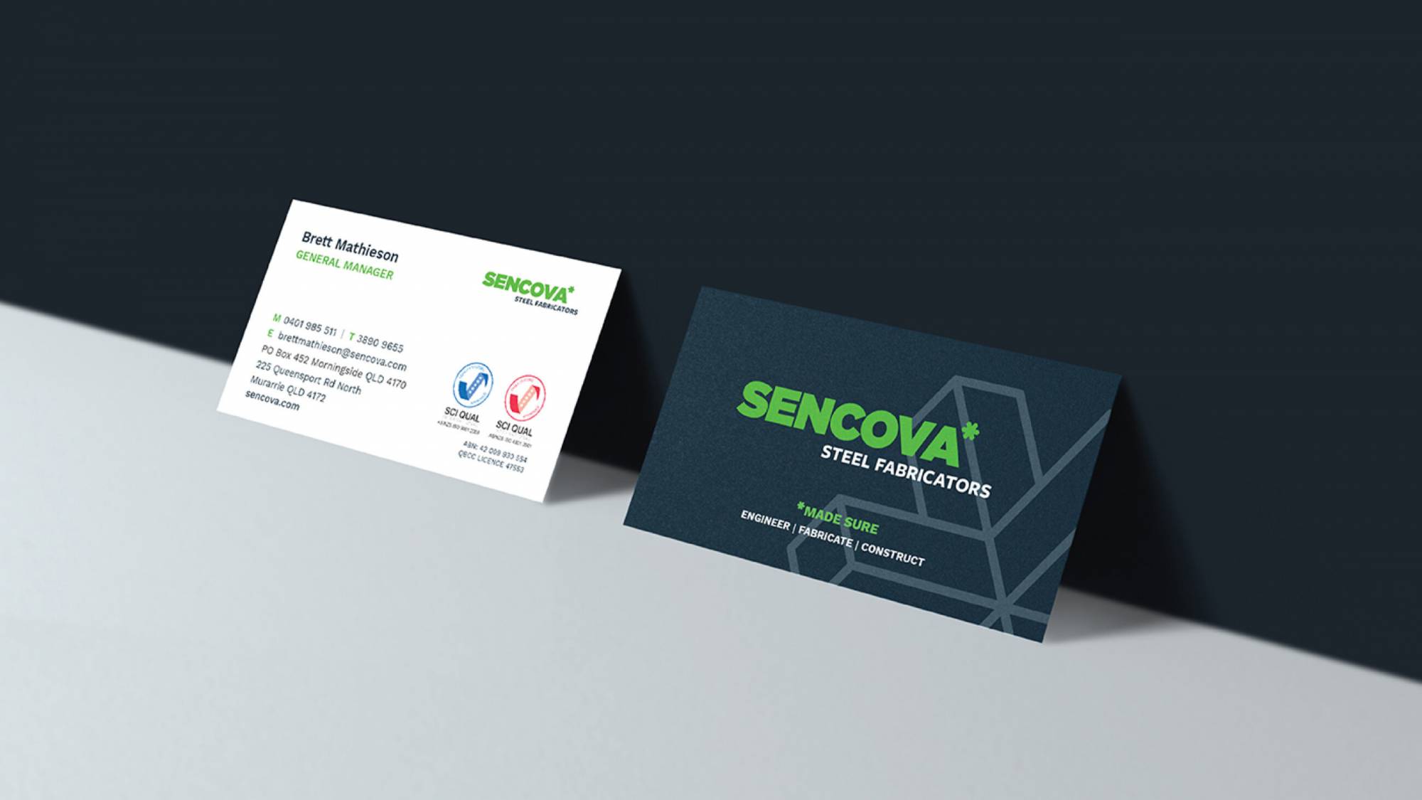 Sencova - Branding example