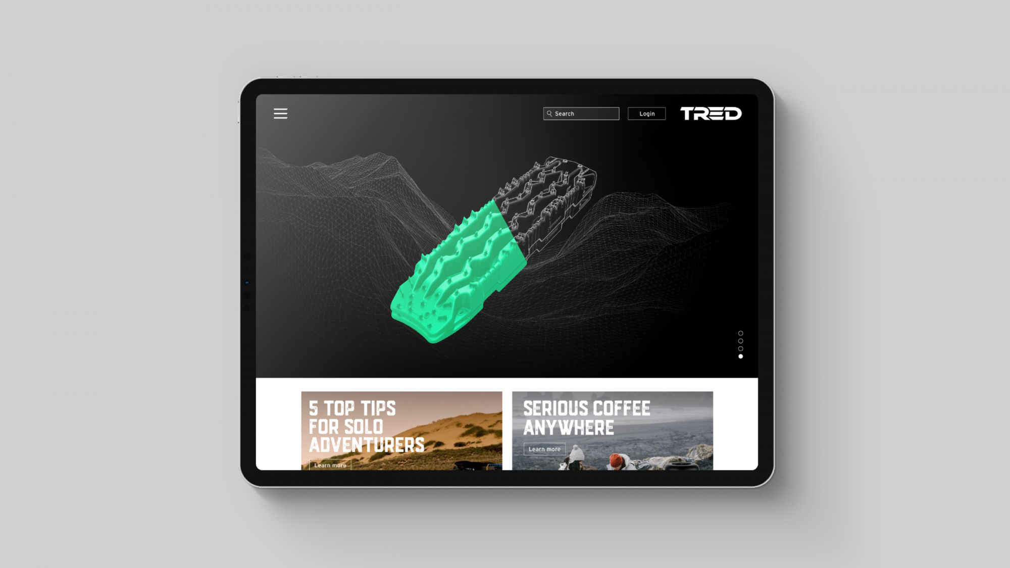 Tred - Website example