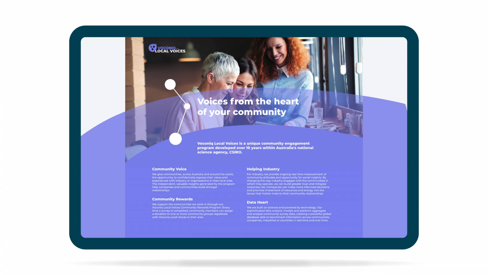 Voconiq - Website example