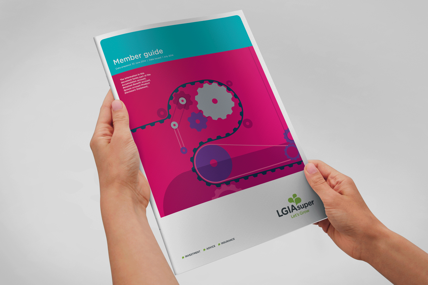 LGIA branding example