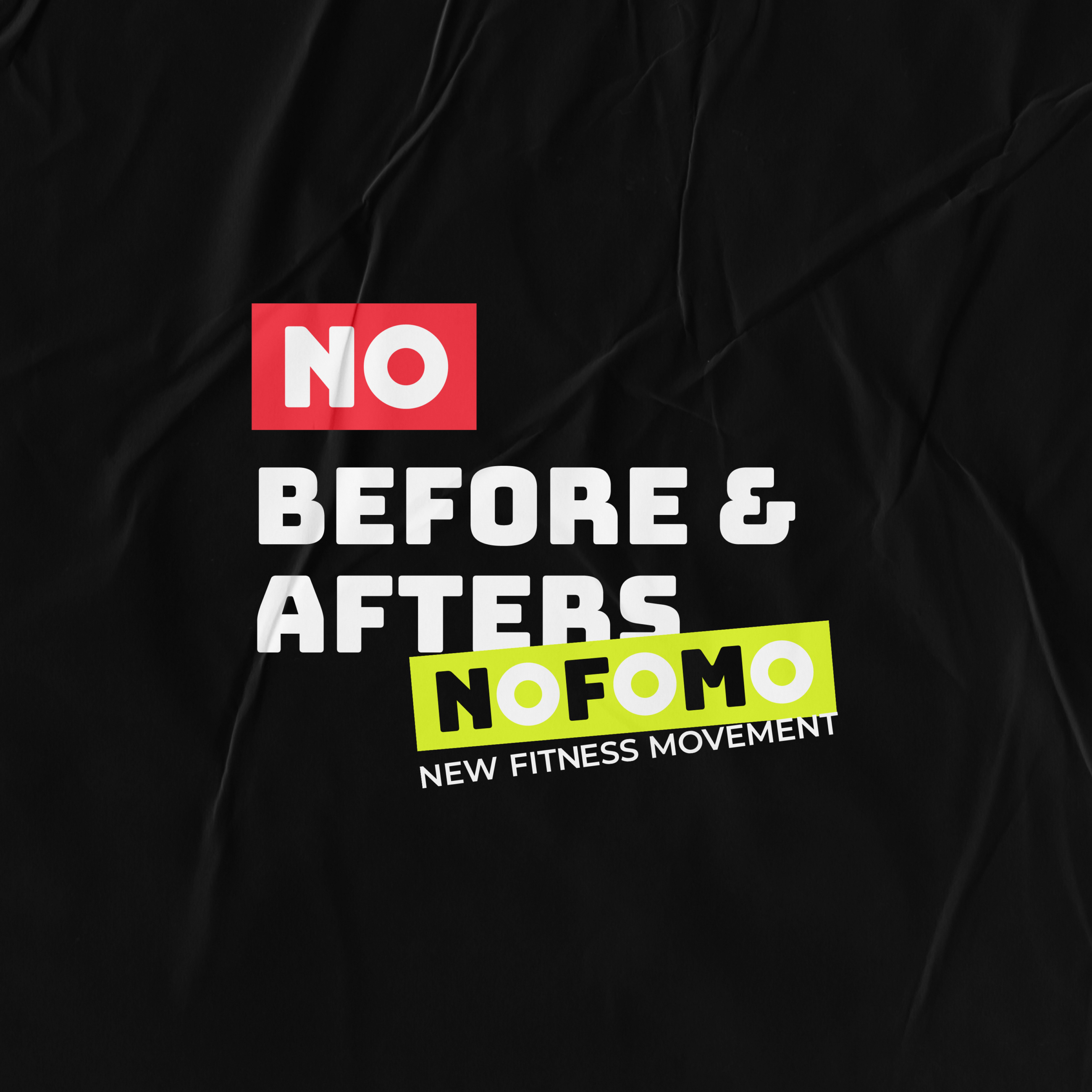 NOFOMO campaign messaging- unique brand identity