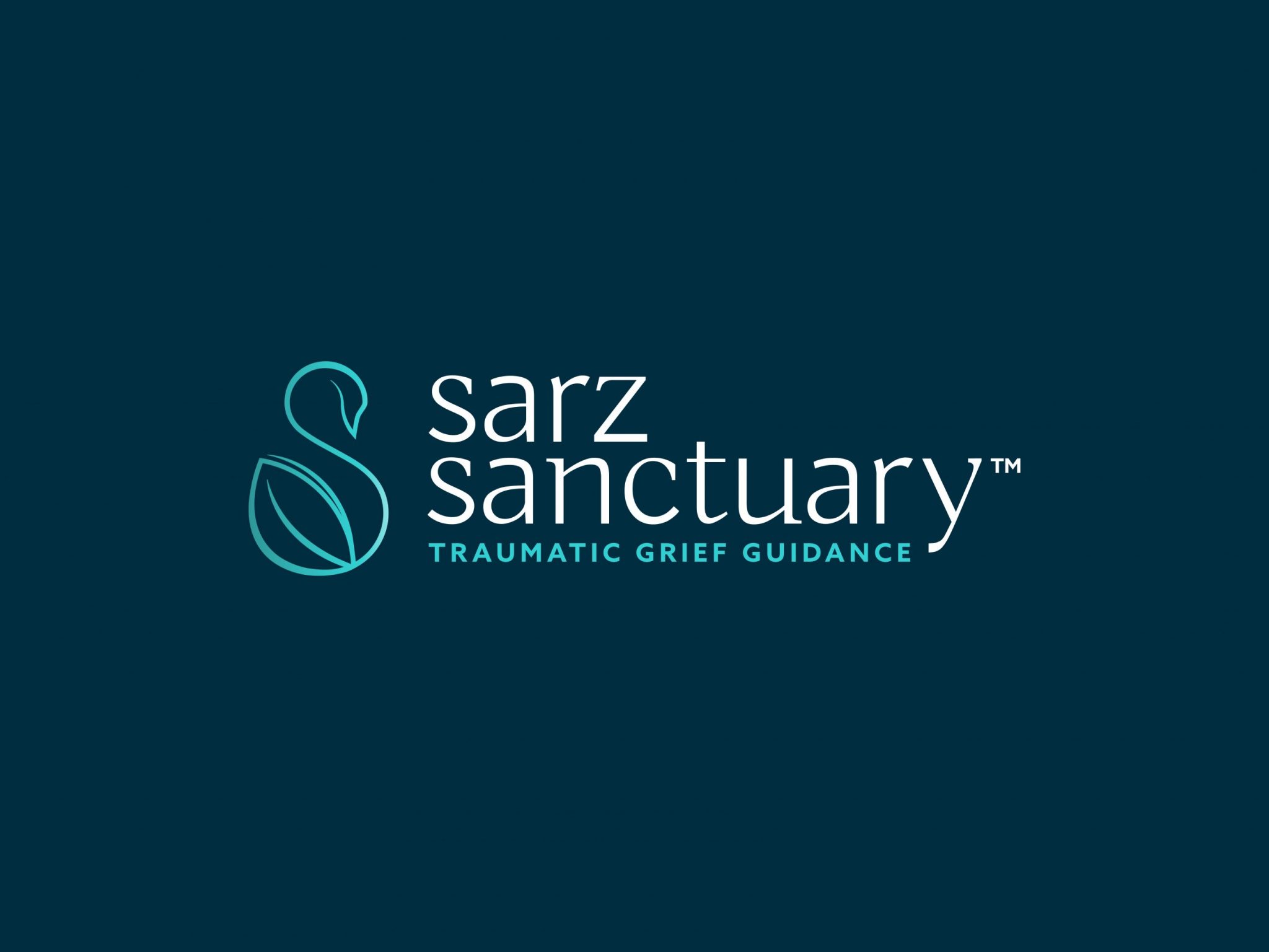 Brand identity design for not-for-profit brand Sarz Sanctuary, providing traumatic grief guidance