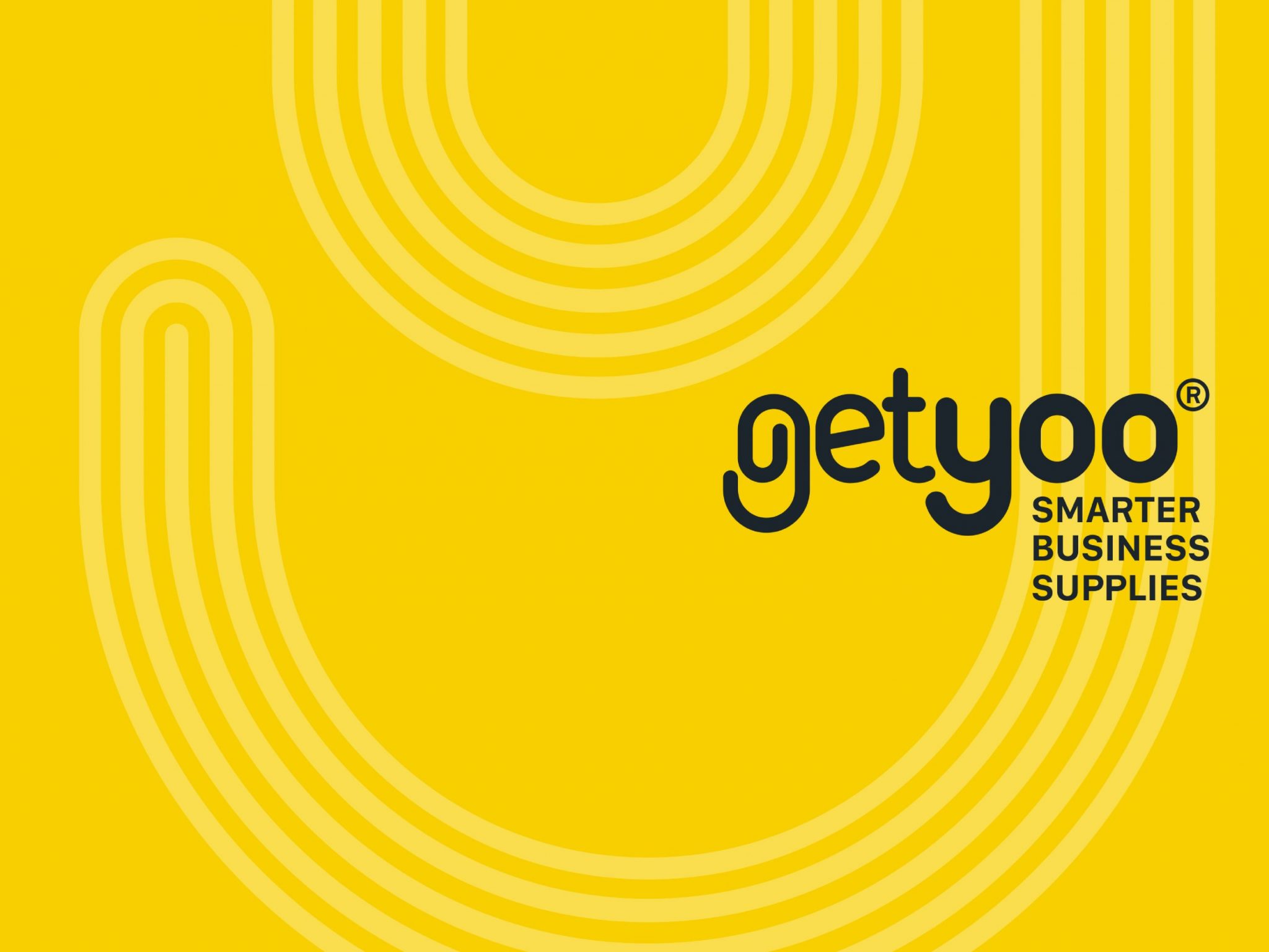 Rebrand logo and visual identity for stationery supplier GetYoo