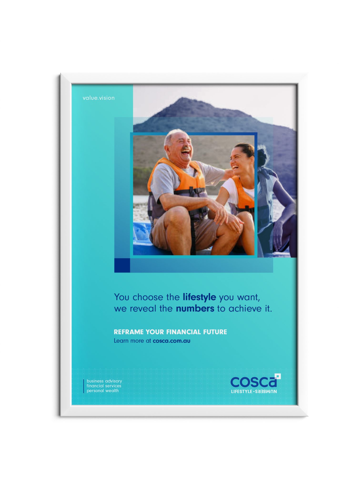 Poster collateral design for target market of retirees
