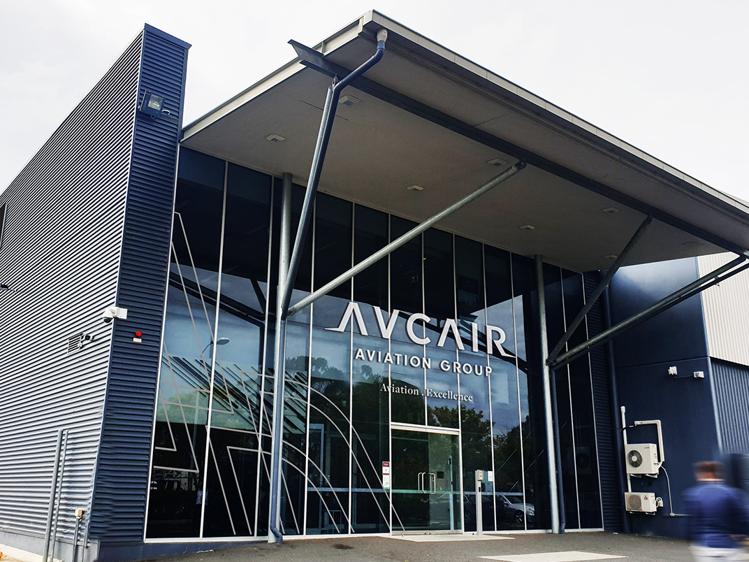 Luxury office location for aviation brand Avcair