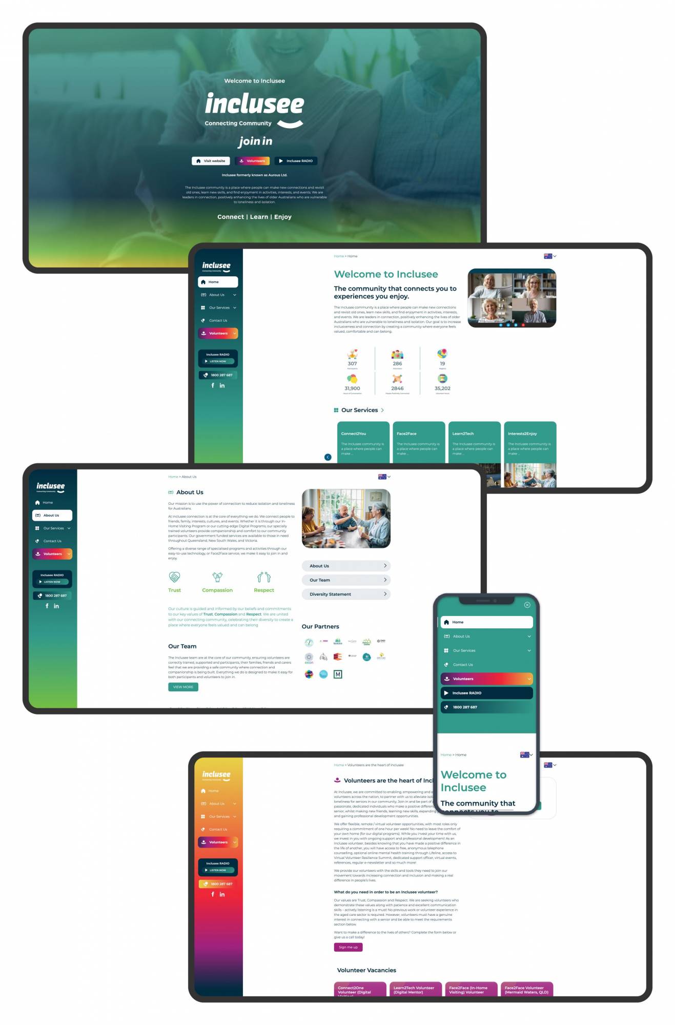 website design by Brisbane branding agency DAIS