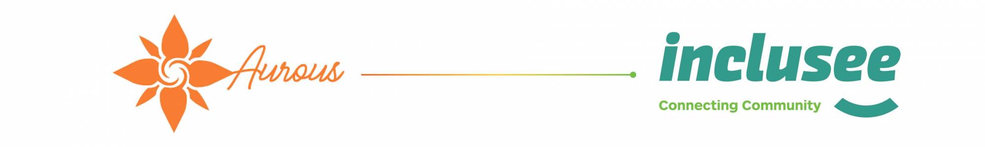 before vs after of Aurous to Inclusee brand strategy development