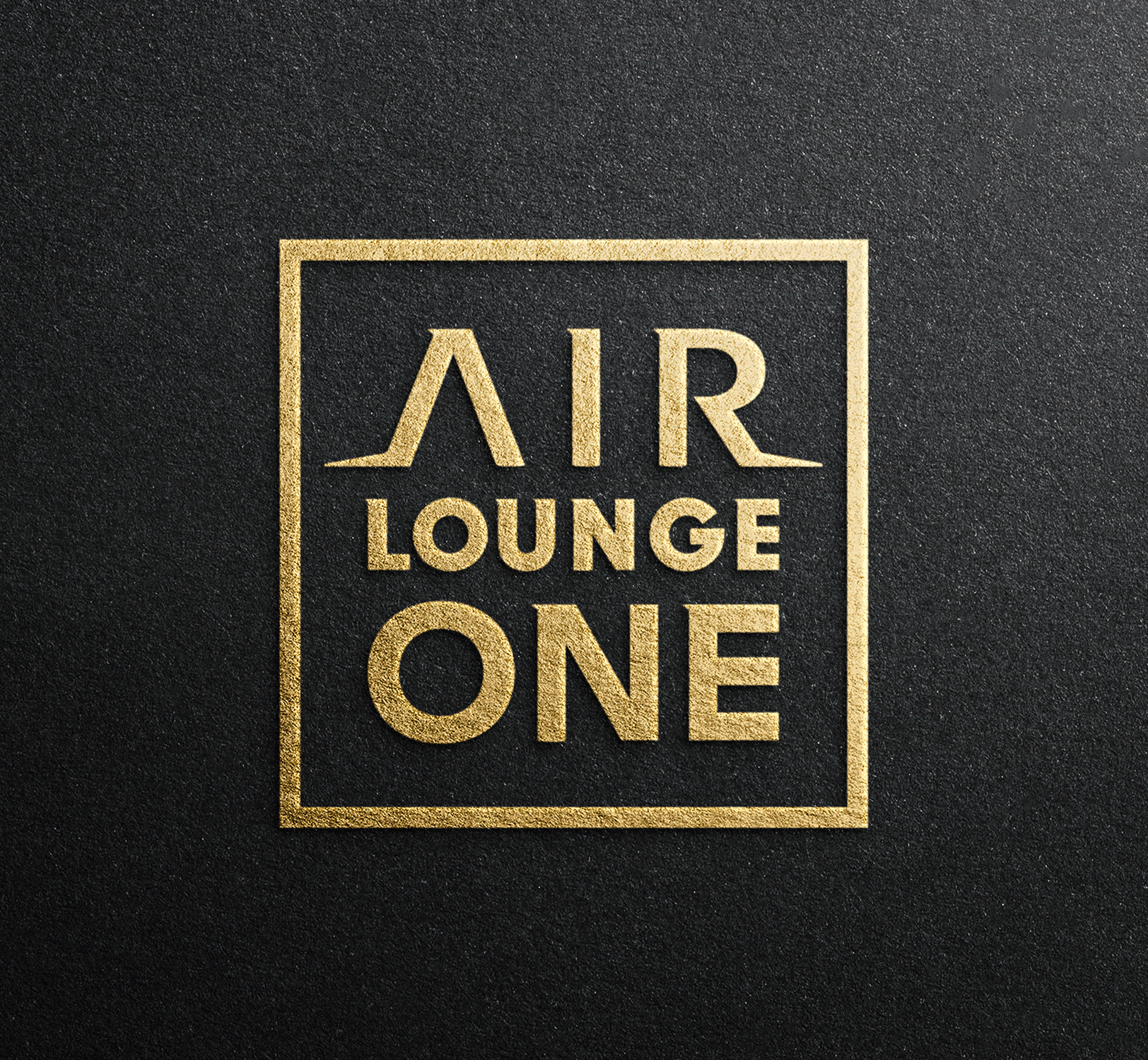 private aviation lounge identity for Air Lounge One